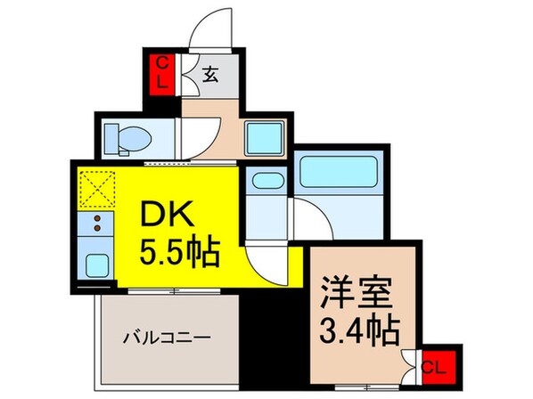 パークアクシス神田レジデンスの物件間取画像